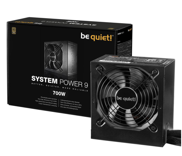 be quiet! System Power 9 700W 80 Plus Bronze - 423080 - zdjęcie 3